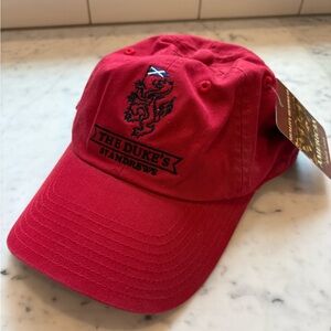 Red The Duke's St Andrews Cap golf hat